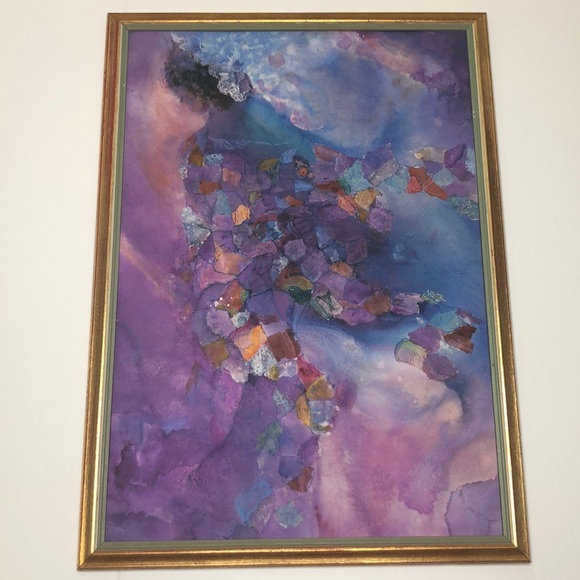 Whimsical watercolor painting